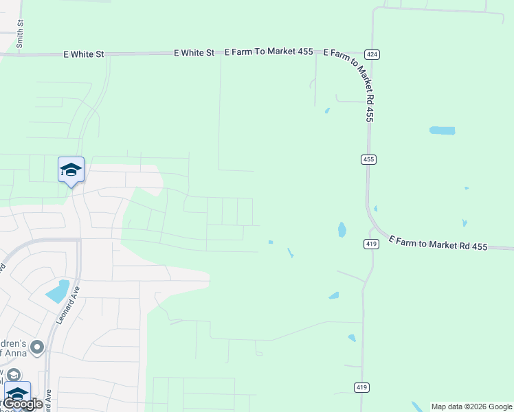 map of restaurants, bars, coffee shops, grocery stores, and more near 1609 Cydney Lane in Anna