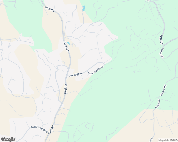 map of restaurants, bars, coffee shops, grocery stores, and more near 3563 Oak Cliff Drive in Fallbrook