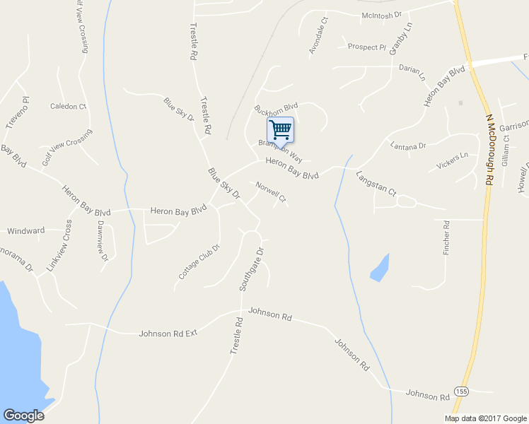 map of restaurants, bars, coffee shops, grocery stores, and more near 4008 Gablewood Trce in Locust Grove