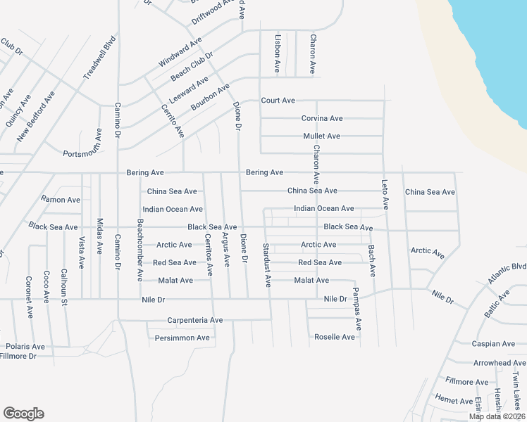 map of restaurants, bars, coffee shops, grocery stores, and more near Stardust Avenue in Salton City