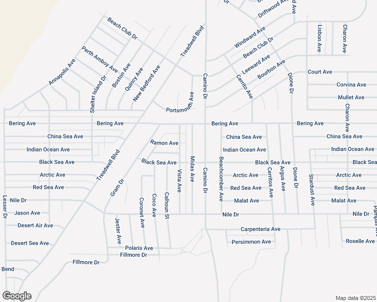 map of restaurants, bars, coffee shops, grocery stores, and more near 2854 Midas Avenue in Thermal