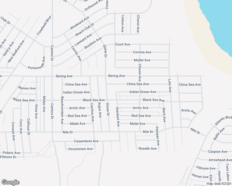 map of restaurants, bars, coffee shops, grocery stores, and more near Stardust Avenue in Salton City
