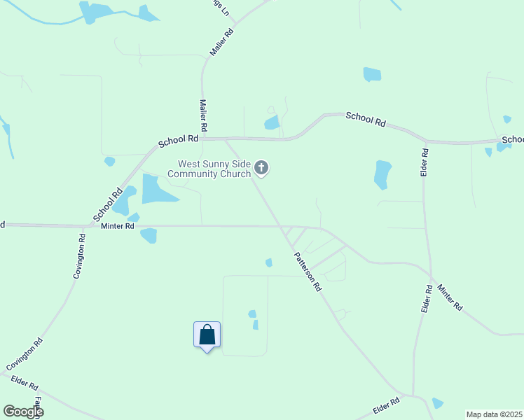 map of restaurants, bars, coffee shops, grocery stores, and more near 1713 Patterson Road in Griffin