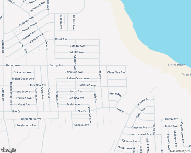 map of restaurants, bars, coffee shops, grocery stores, and more near 1210 Indian Ocean Avenue in Thermal