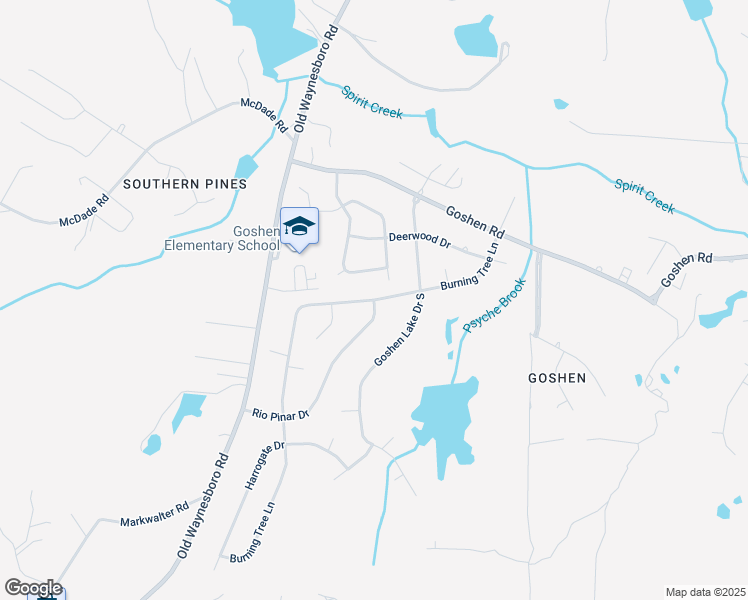 map of restaurants, bars, coffee shops, grocery stores, and more near 4038 Burning Tree Lane in Augusta