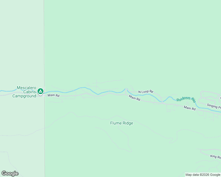 map of restaurants, bars, coffee shops, grocery stores, and more near 130 East Riverside Drive in Ruidoso