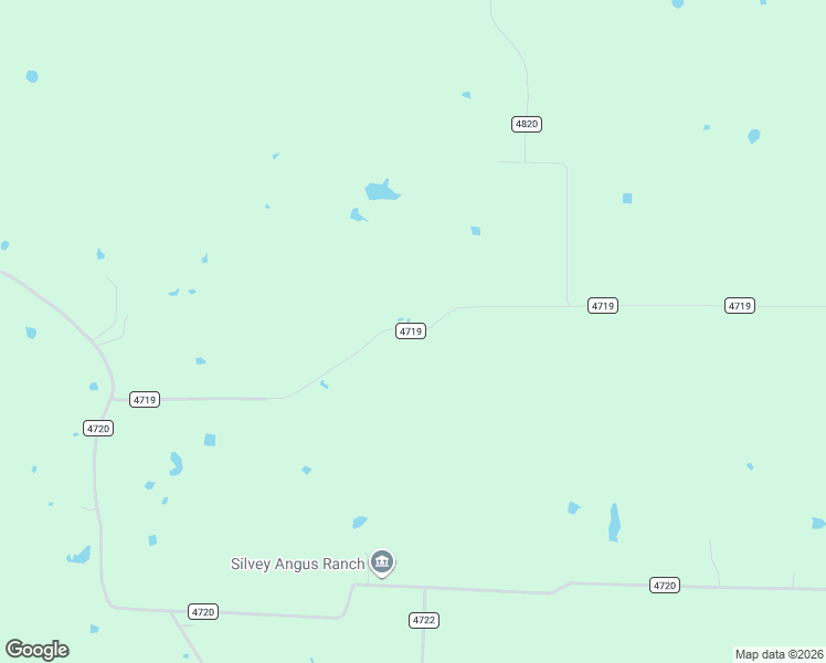 map of restaurants, bars, coffee shops, grocery stores, and more near County Road 4719 in Wolfe City