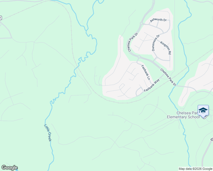 map of restaurants, bars, coffee shops, grocery stores, and more near 2154 Chelsea Park Bend in Chelsea