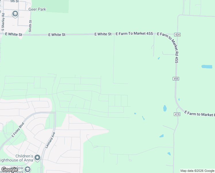 map of restaurants, bars, coffee shops, grocery stores, and more near 1512 Wildwood Trail in Anna