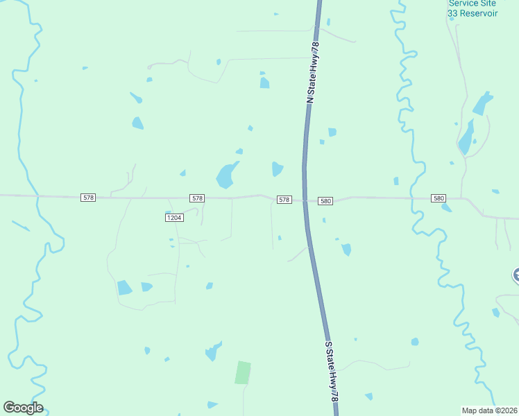 map of restaurants, bars, coffee shops, grocery stores, and more near 10570 County Road 578 in Blue Ridge