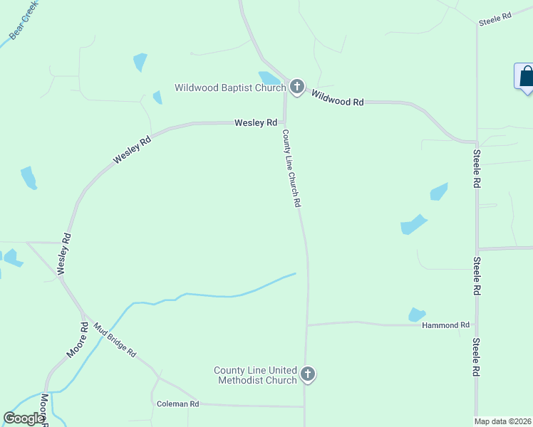 map of restaurants, bars, coffee shops, grocery stores, and more near 725 County Line Church Road in Griffin