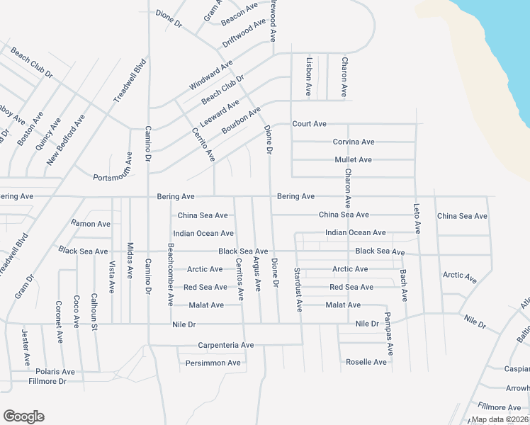 map of restaurants, bars, coffee shops, grocery stores, and more near 2877 Dione Drive in Thermal