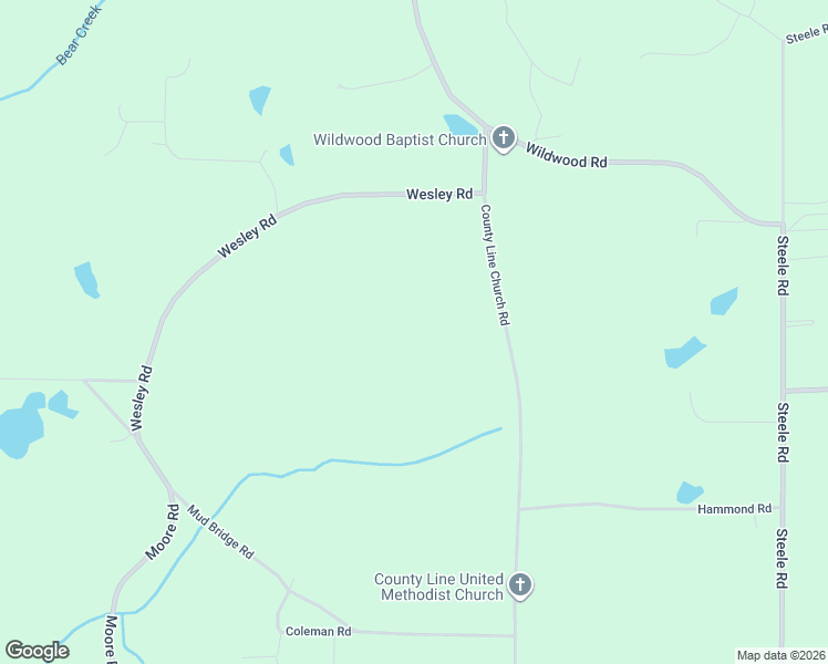 map of restaurants, bars, coffee shops, grocery stores, and more near 725 County Line Church Road in Griffin