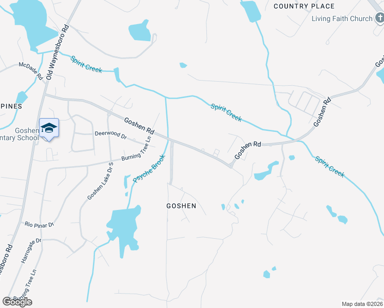 map of restaurants, bars, coffee shops, grocery stores, and more near 1668 Goshen Road in Augusta