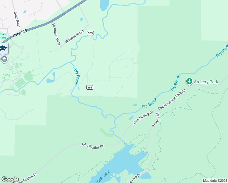 map of restaurants, bars, coffee shops, grocery stores, and more near 196 Deer Mountain Circle in Indian Springs Village