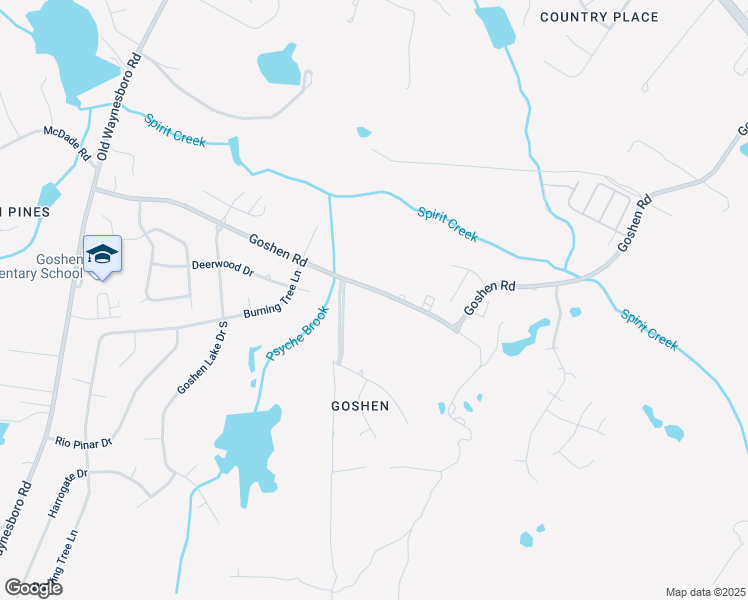 map of restaurants, bars, coffee shops, grocery stores, and more near 1676 Goshen Road in Augusta