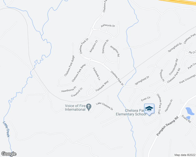 map of restaurants, bars, coffee shops, grocery stores, and more near 1076 Fairbank Lane in Chelsea