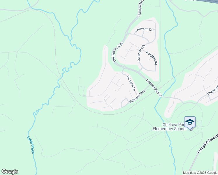 map of restaurants, bars, coffee shops, grocery stores, and more near 2077 Chelsea Park Bend in Chelsea