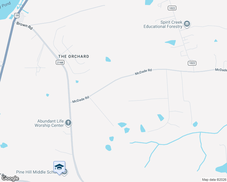 map of restaurants, bars, coffee shops, grocery stores, and more near 2060 McDade Road in Hephzibah