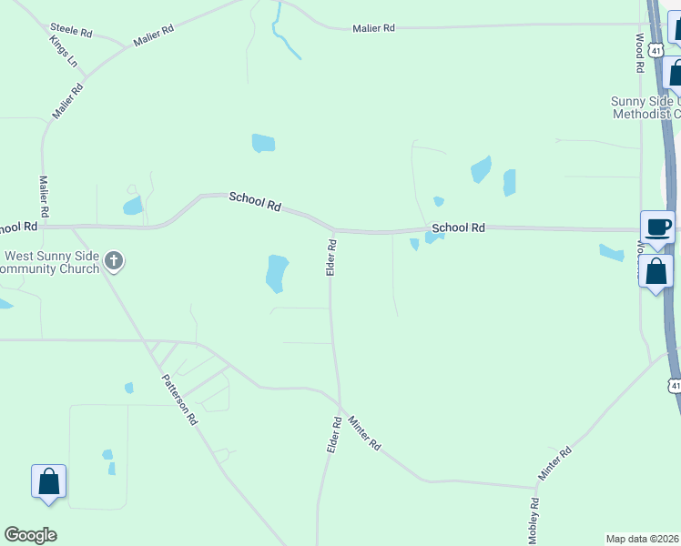 map of restaurants, bars, coffee shops, grocery stores, and more near 63 Elder Road in Hampton