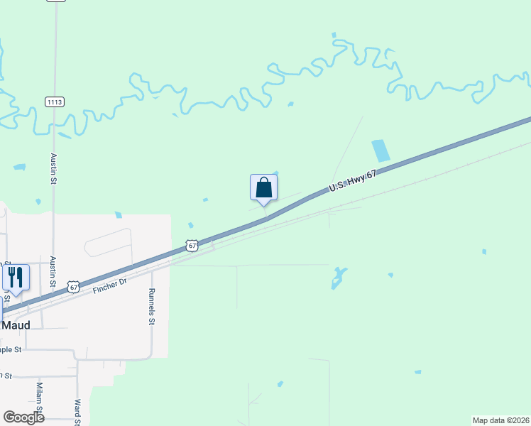 map of restaurants, bars, coffee shops, grocery stores, and more near 814 Broadway in Maud