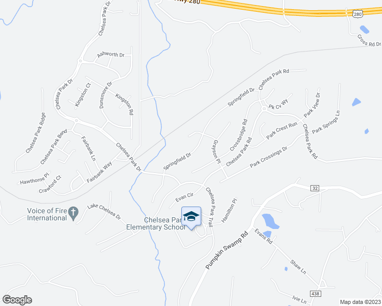 map of restaurants, bars, coffee shops, grocery stores, and more near Springfield Drive in Chelsea