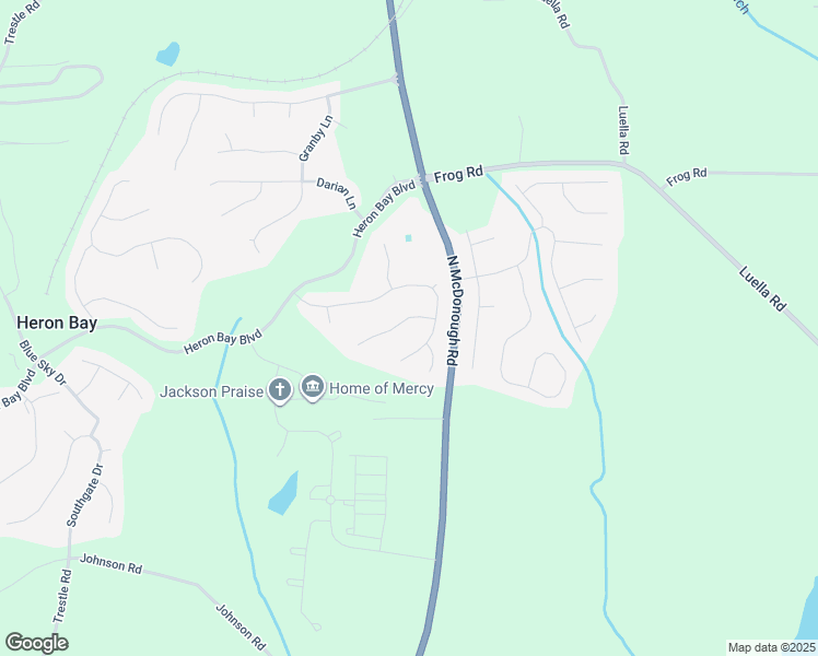 map of restaurants, bars, coffee shops, grocery stores, and more near 517 Vickers Lane in Locust Grove