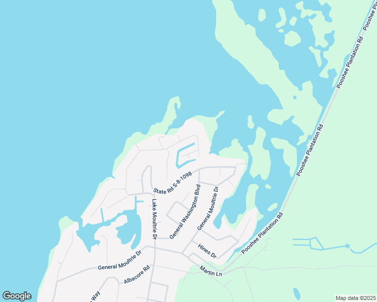 map of restaurants, bars, coffee shops, grocery stores, and more near 410 Chippendale Lane in Bonneau