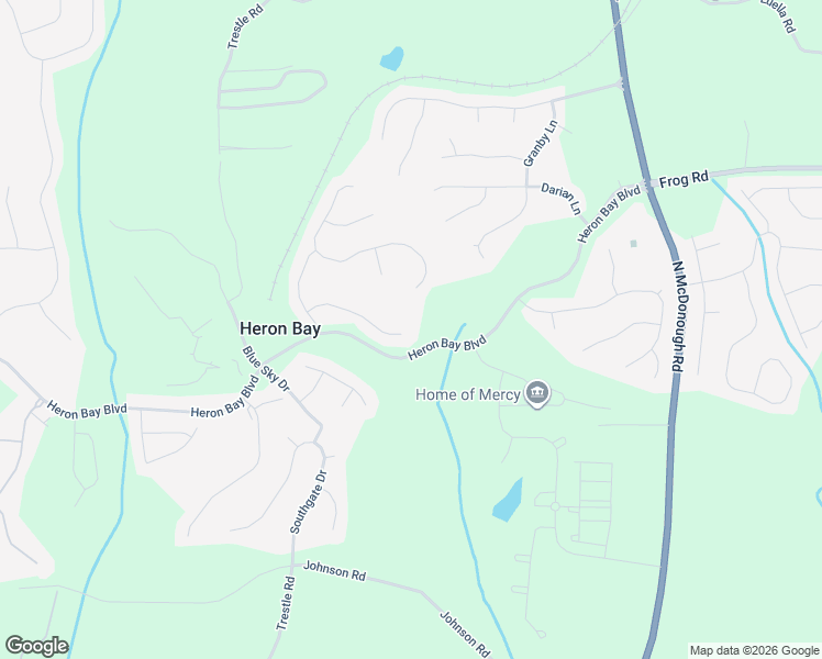 map of restaurants, bars, coffee shops, grocery stores, and more near 865 Brampton Way in Locust Grove