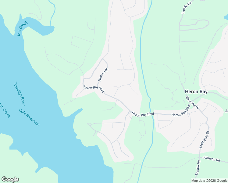 map of restaurants, bars, coffee shops, grocery stores, and more near 6005 Golf View Crossing in Locust Grove