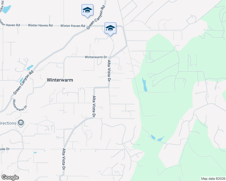 map of restaurants, bars, coffee shops, grocery stores, and more near 2840 Green Hills Drive in Fallbrook