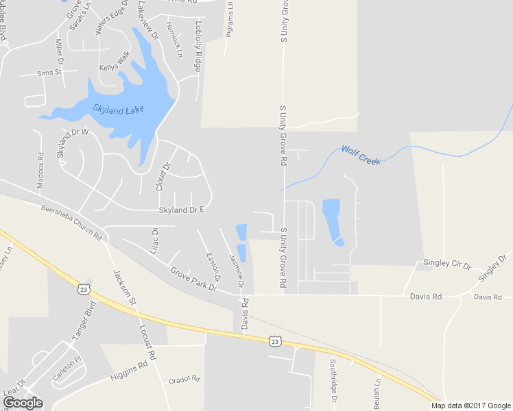 map of restaurants, bars, coffee shops, grocery stores, and more near 252 Kings Cove in Locust Grove