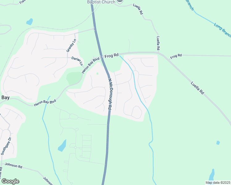 map of restaurants, bars, coffee shops, grocery stores, and more near 223 Gilliam Court in Locust Grove