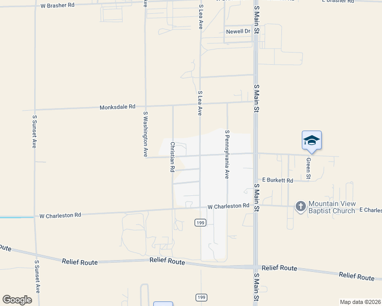 map of restaurants, bars, coffee shops, grocery stores, and more near 505 West Mountain View Road in Roswell