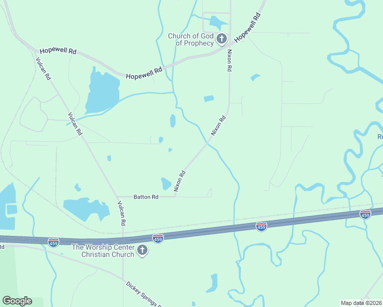 map of restaurants, bars, coffee shops, grocery stores, and more near 4046 Nixon Road in Bessemer