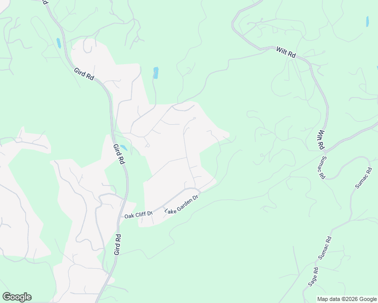 map of restaurants, bars, coffee shops, grocery stores, and more near 2920 Lakemont Drive in Fallbrook