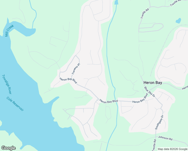 map of restaurants, bars, coffee shops, grocery stores, and more near 6025 Golf View Crossing in Locust Grove