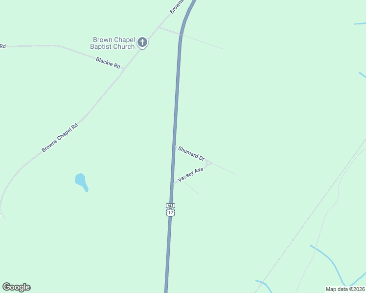 map of restaurants, bars, coffee shops, grocery stores, and more near 2691 County Line Road in Andrews