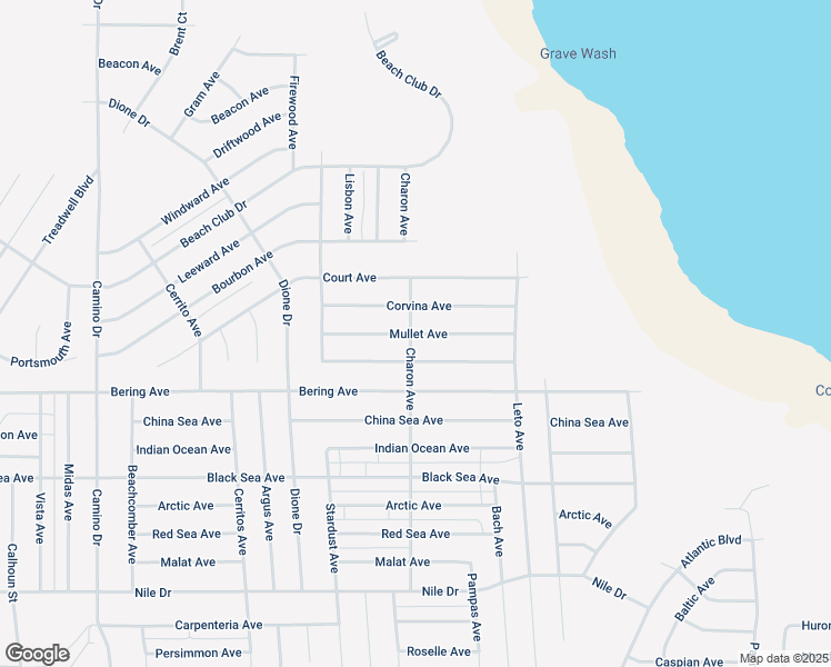 map of restaurants, bars, coffee shops, grocery stores, and more near Mullet Avenue in Salton City