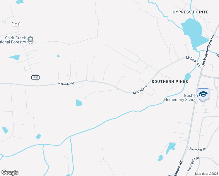 map of restaurants, bars, coffee shops, grocery stores, and more near 1910 McDade Road in Hephzibah