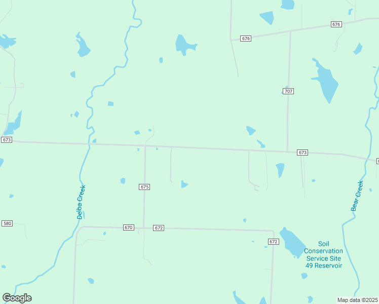 map of restaurants, bars, coffee shops, grocery stores, and more near 15070 County Road 673 in Leonard