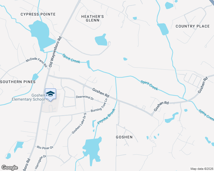 map of restaurants, bars, coffee shops, grocery stores, and more near 1705 Goshen Road in Augusta
