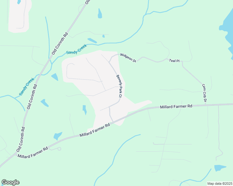 map of restaurants, bars, coffee shops, grocery stores, and more near 140 Beverly Park Court in Newnan