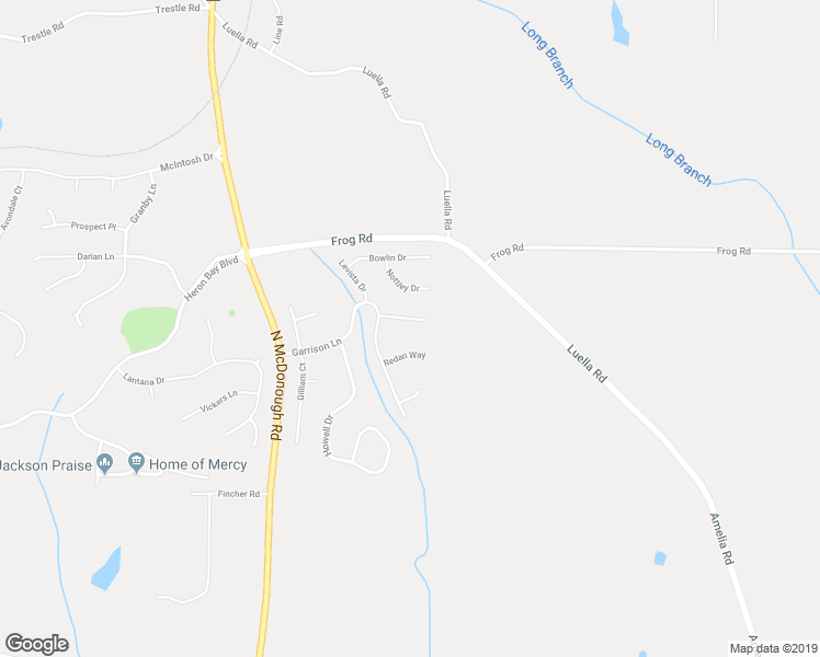 map of restaurants, bars, coffee shops, grocery stores, and more near 916 Piedmont Drive in Locust Grove