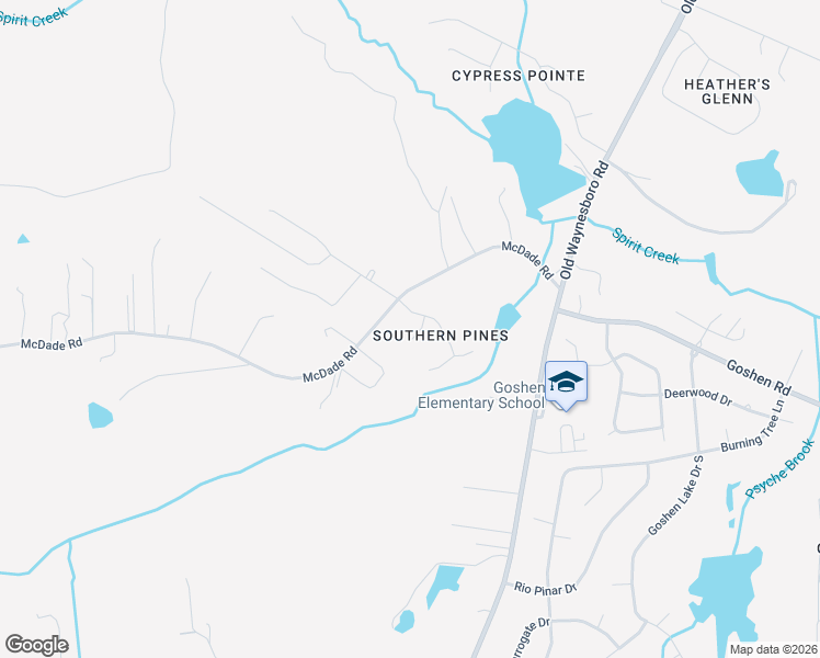 map of restaurants, bars, coffee shops, grocery stores, and more near 3302 Southern Pines Drive in Augusta