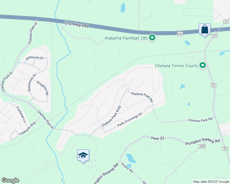 map of restaurants, bars, coffee shops, grocery stores, and more near 395 Crossbridge Road in Chelsea