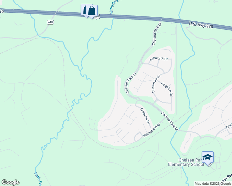 map of restaurants, bars, coffee shops, grocery stores, and more near 3123 Chelsea Park Ridge in Chelsea