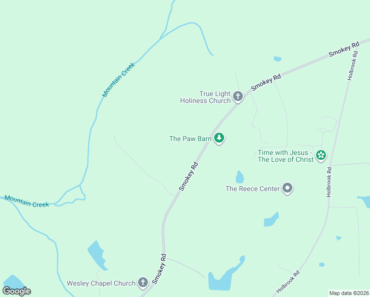 map of restaurants, bars, coffee shops, grocery stores, and more near 2147 Smokey Road in Newnan