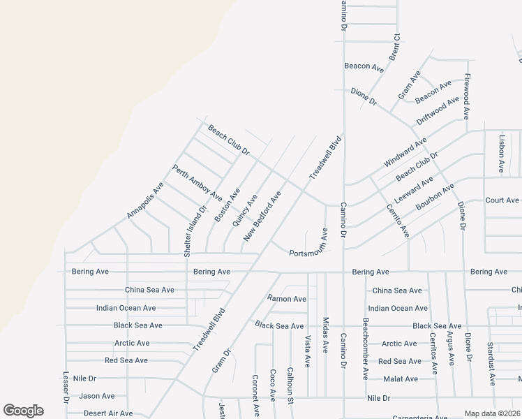 map of restaurants, bars, coffee shops, grocery stores, and more near 2942 Quincy Avenue in Thermal