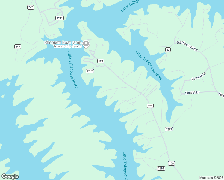 map of restaurants, bars, coffee shops, grocery stores, and more near 122 Hanson Road in Wedowee